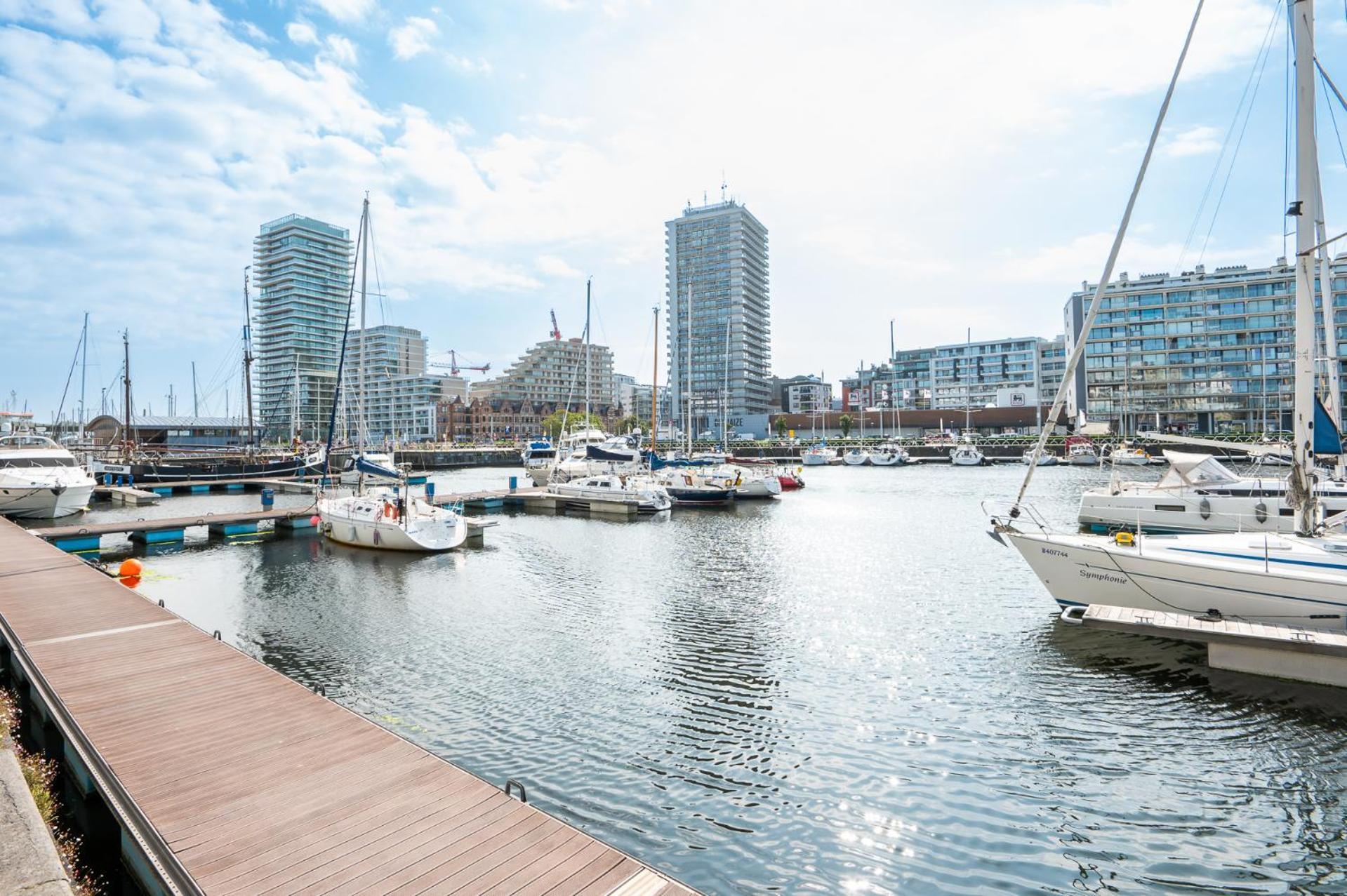 View Of The Yacht Port Oostende